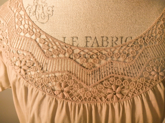 Apostrophe Puff Sleeve Top Taupe Blouse - Picture 6 of 7